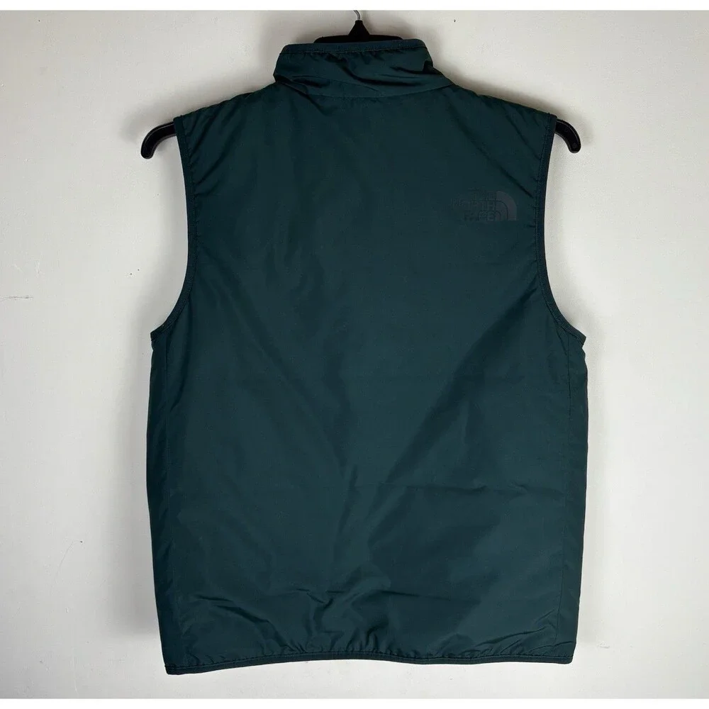 Men’s The North Face Puffer Vest Green / Size Small / Full Zip /
